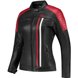 Rusty Stitches Alice Damen Motorrad Lederjacke
