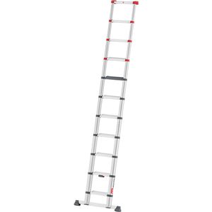 Hailo-Master Teleskopleiter FlexLine T100, Länge 3,2m, aus Aluminium mit 11 Stufen