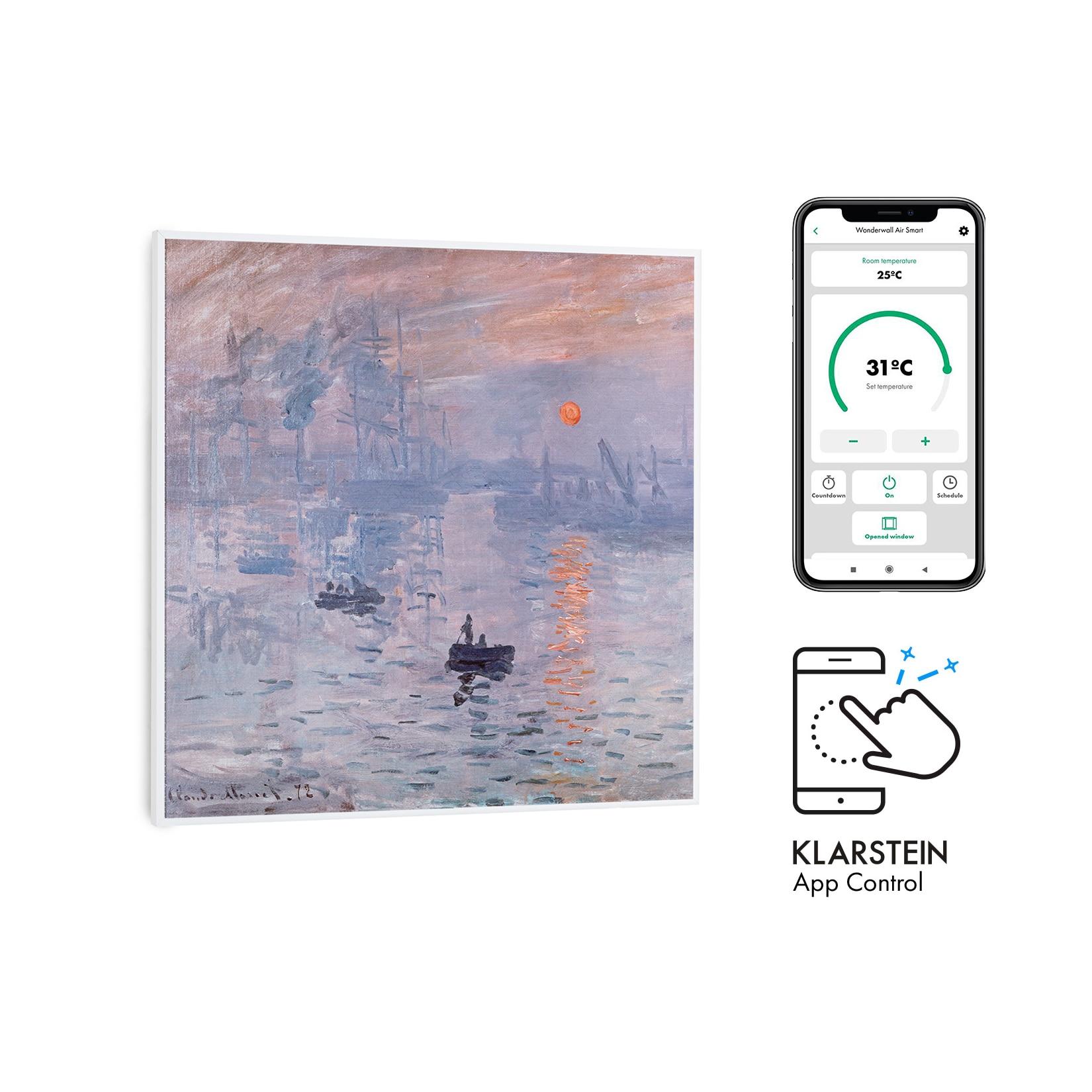 Wonderwall Air Art Smart Infrarotheizung 60x60cm 350W Wand App