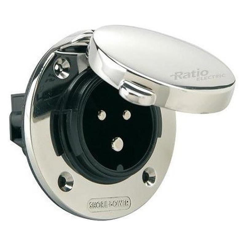 Ratio Electric Walstroom invoer/inlet 32A RVS (MP32-10)