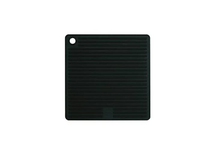 Mastrad Vierkante pannenlap - siliconen onderzetter - antislip groeven - isolerende en hittebestendige pot doek en onderlegger - voor beide handen te gebruiken siliconenmat
