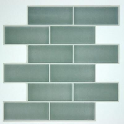 RoomMates Sage Green Ceramic Sticktile