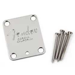 Fender American Series Guitar Neck Plate Chrojme - Halsplatte