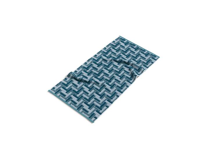 Duschtuch MÖVE Tide , blau (lagoon, aqua), B:67cm L:140cm, Walkfrottier, Handtücher, Duschtuch, im Jacquard-Design