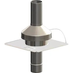 Atec Mündungsset PolyTop Edelstahl DN60