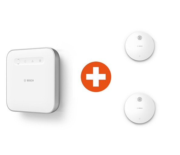 Bundle Bosch Smart Home Controller II + 2x Rauchwarnmelder II 8750002101+2x8750002142