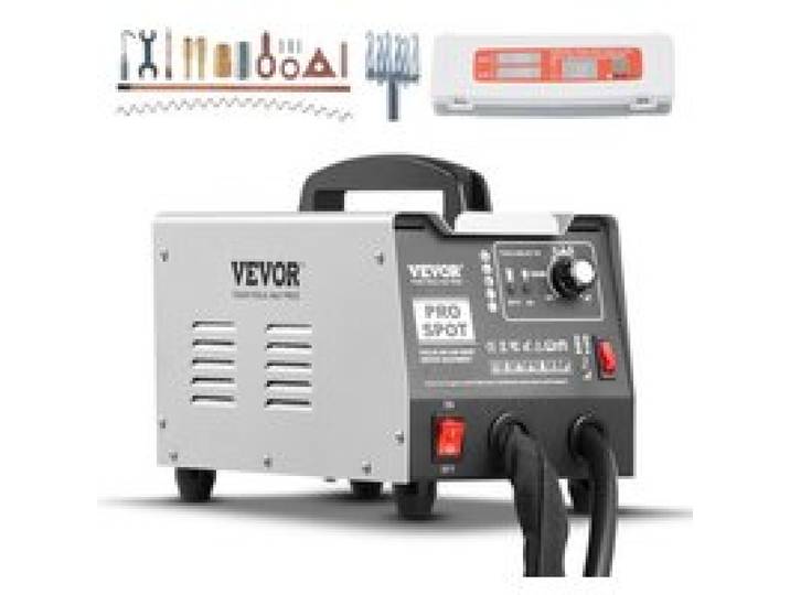 VEVOR Ausbeulspotter, Autokarosserie-Punktschweißgerät zum Ausbeulenziehen mit 7 Schweißmodi & einstellbarer Leistung, 1,8 kW Dent Puller zum Ausbeulenentfernen für Auto- & LKW-Ausbeulenreparatur