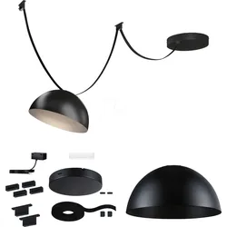 PLM 94633 - ULine Starter Set, 5m Gurt inkl. Halterungen Pendel Bol, schwarz