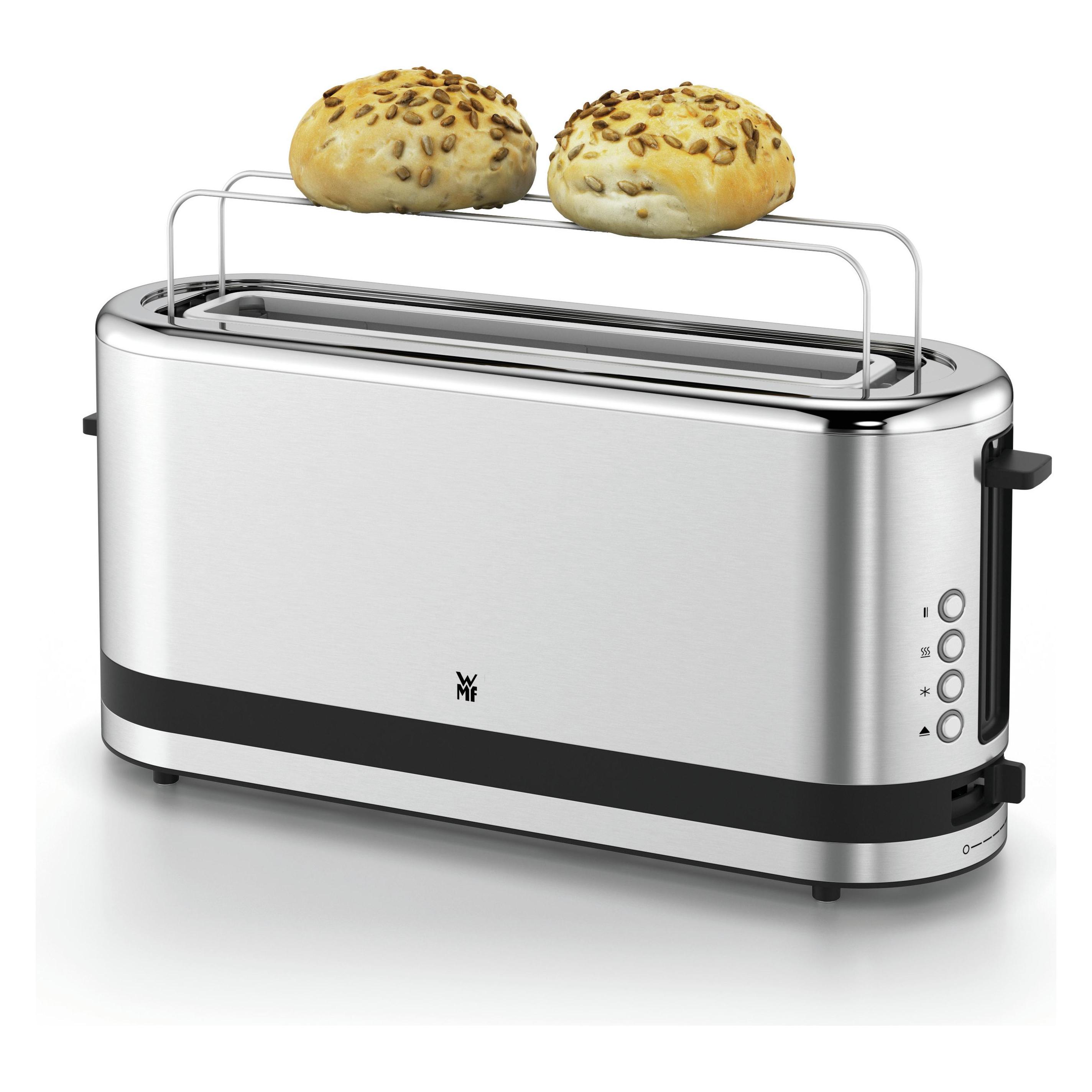 WMF Kuemi 1-Schlitz/Langschlitztoaster (414120011), Cromargan matt (2-0414120011)