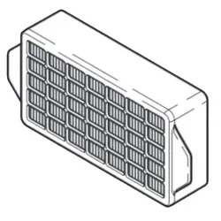 Abluftfilter Sebo BS 360/460 für Teppichbürstmaschine Sebo BS 360 und BS 460