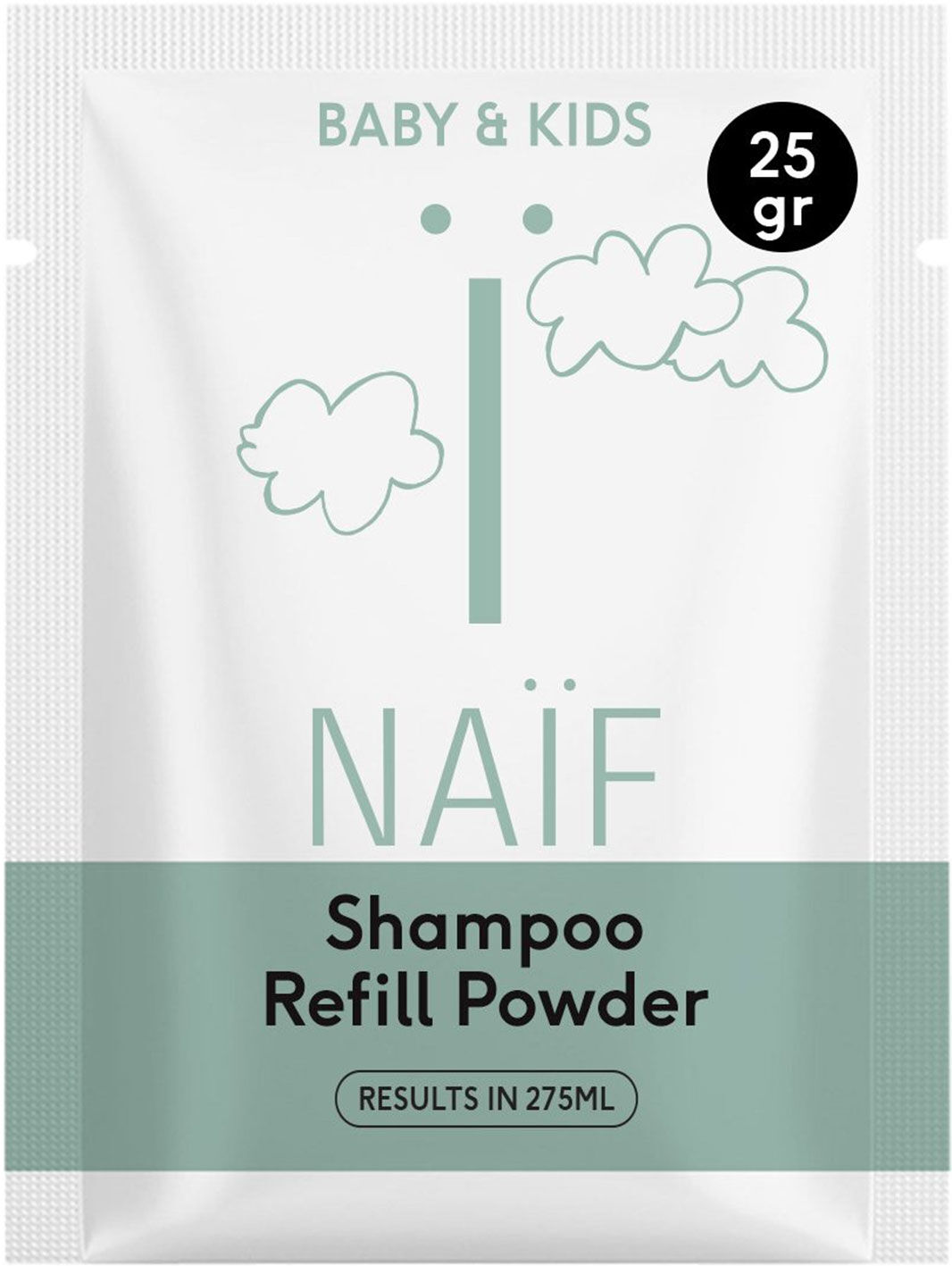 NAIF Baby & Kids Nourishing Shampoo Refill Powder 25g