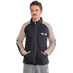 Skidress, Herren, Skijacke, Deux-Cent-Deux (M), Schwarz, Beige, M