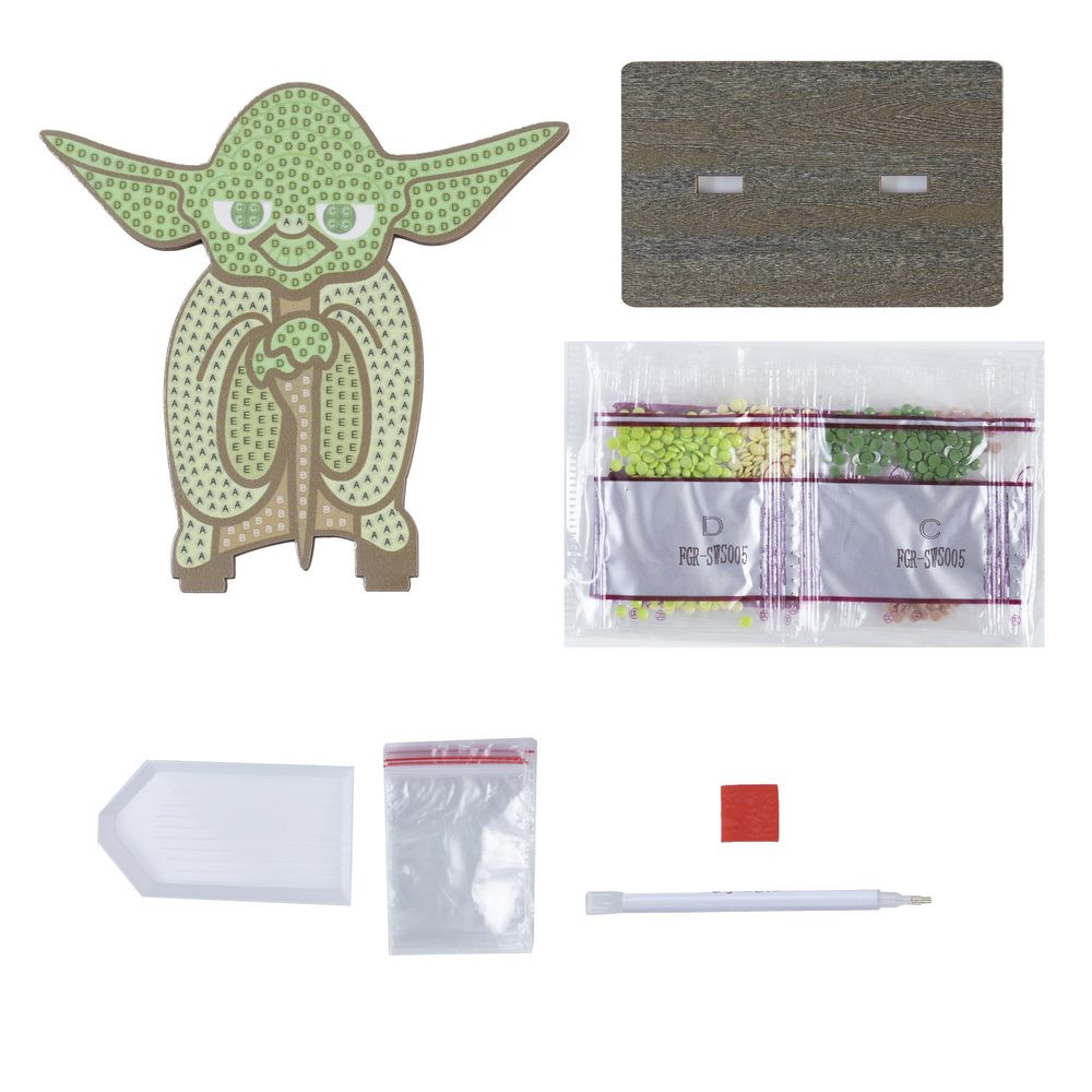 Creative Craft Lab Crystal Art Diamantov Kleine Oven Star Wars Yoda