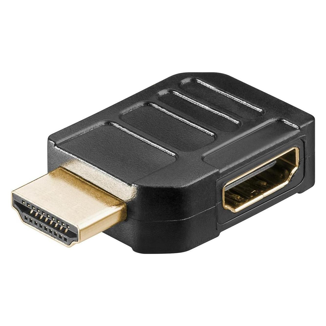 Goobay HDMI-Winkeladapter 90°, vergoldet 8K@60HZ (65745)