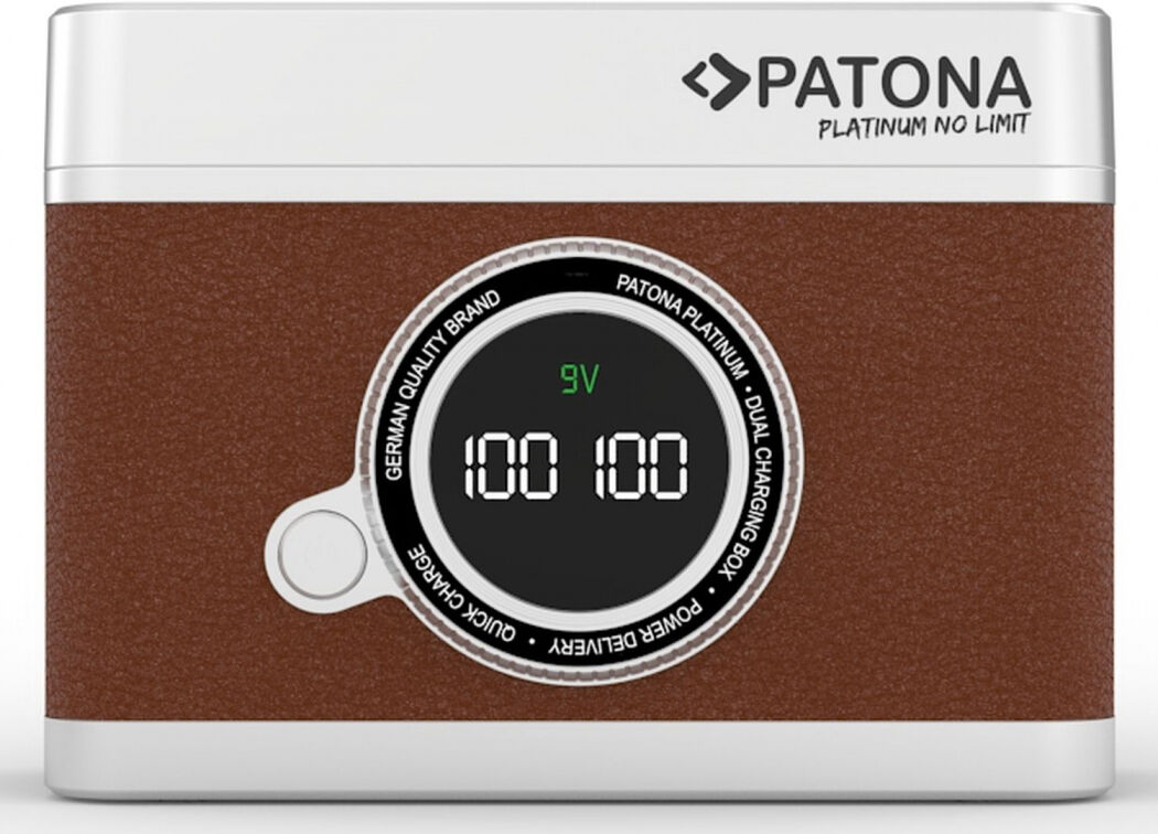 Patona Platinum Dual Ladebox USB-C für Canon LP-E17