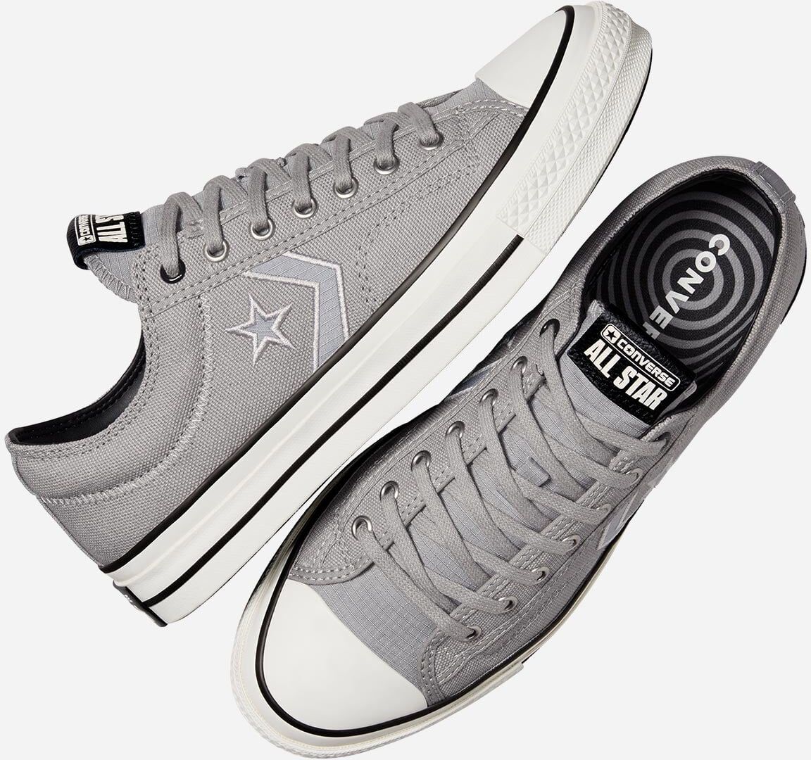Converse Star Player 76 Ox M - Scarpe Sneakers - Uomo - Grigio 46,5