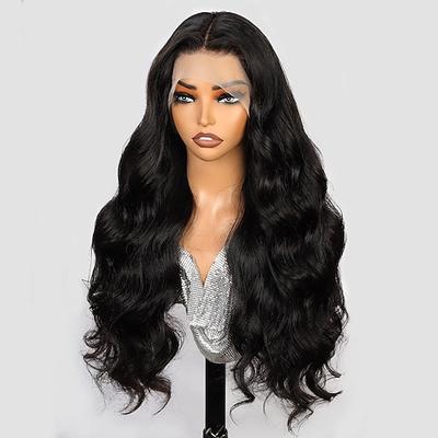 13x4 transparente menschliche Haarspitzefrontperücke High-End-Perücke Körperwelle menschliche Haarperücke 200% Dichte