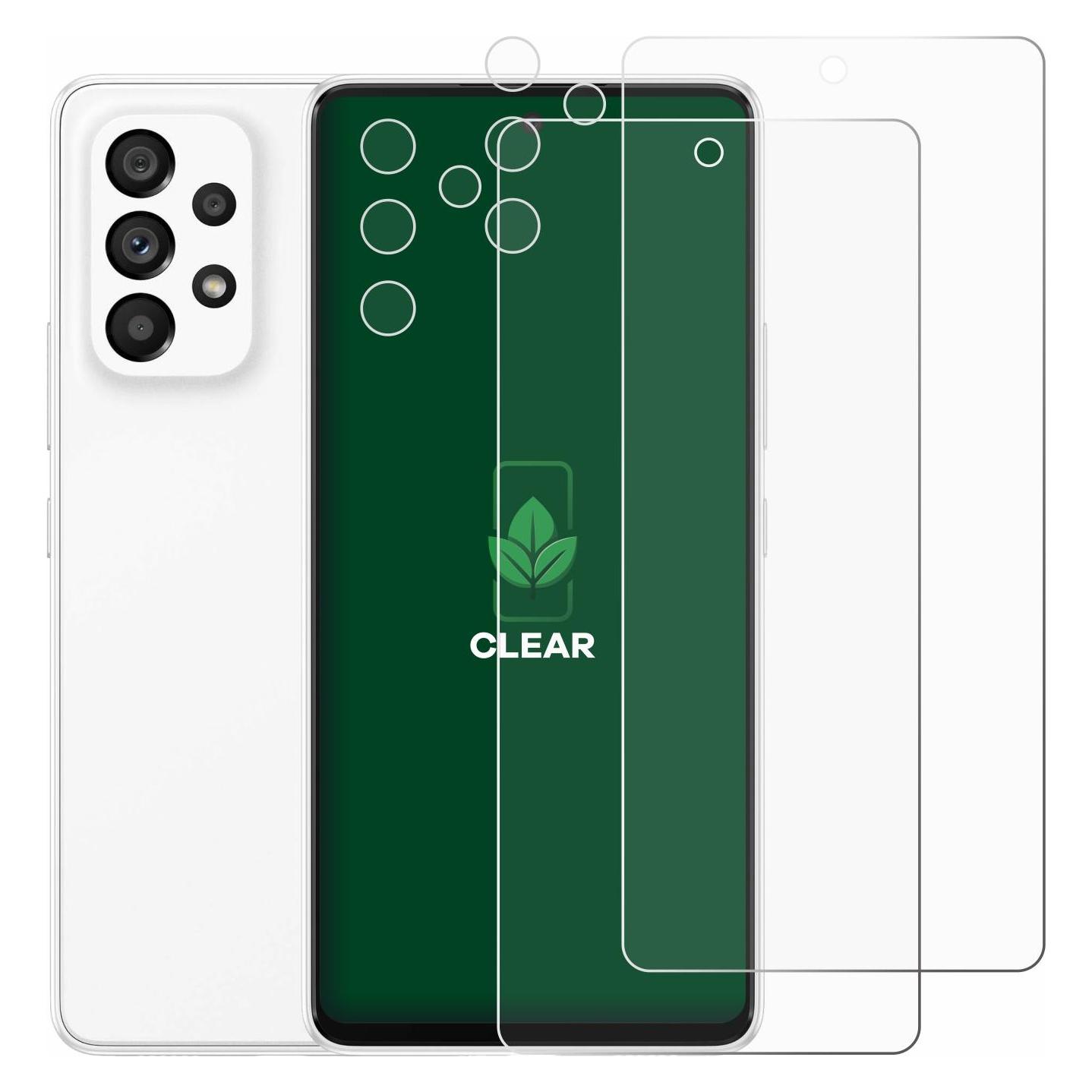 ScreenLeaf Schutzfolie für Samsung Galaxy A53 5G (Display+Kamera) Displayschutz Display Schutz Folie Klar (Samsung Galaxy A53 5G) (6144548)