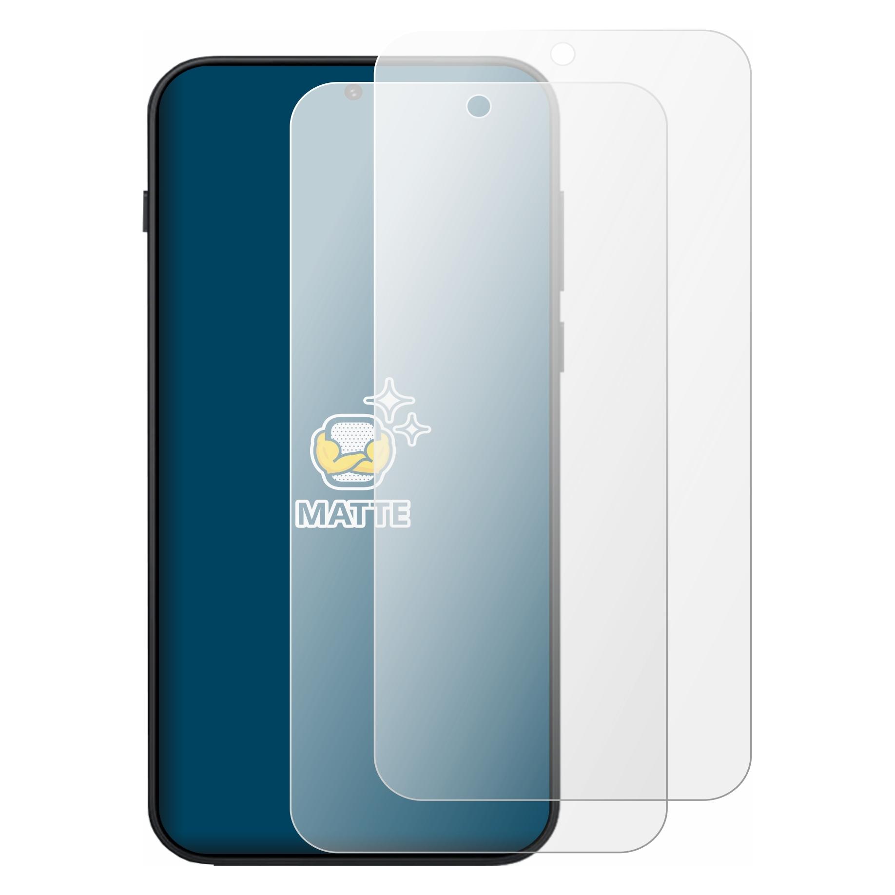 Brotect Entspiegelungsfolie für OnePlus N6 Displayschutz Displayschutzfolie Folie Matt (2 Stk., OnePlus 6) (1963935)