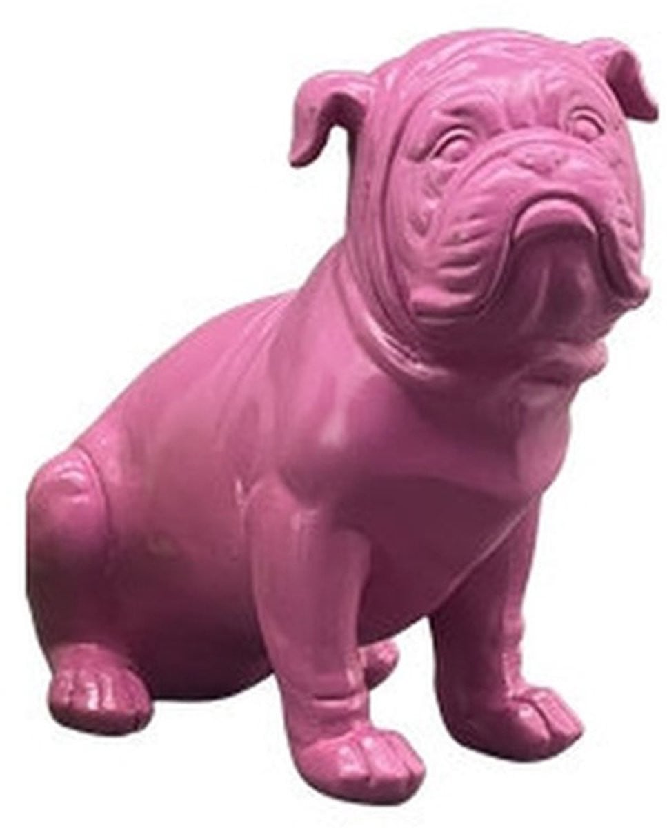 Exner Beeld Bulldog Roze 18 cm