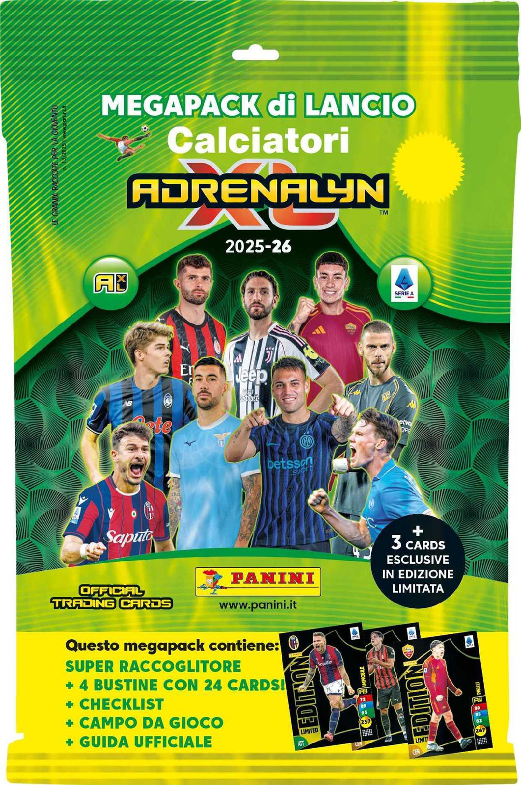 Panini Serie A 2025/2026 Adrenalyn-kaarten Startpakket