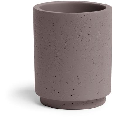 Zahnbürstenhalter MÖVE "Solid", grau, H:9,5cm, Zement, Zahnputzbecher, Zement