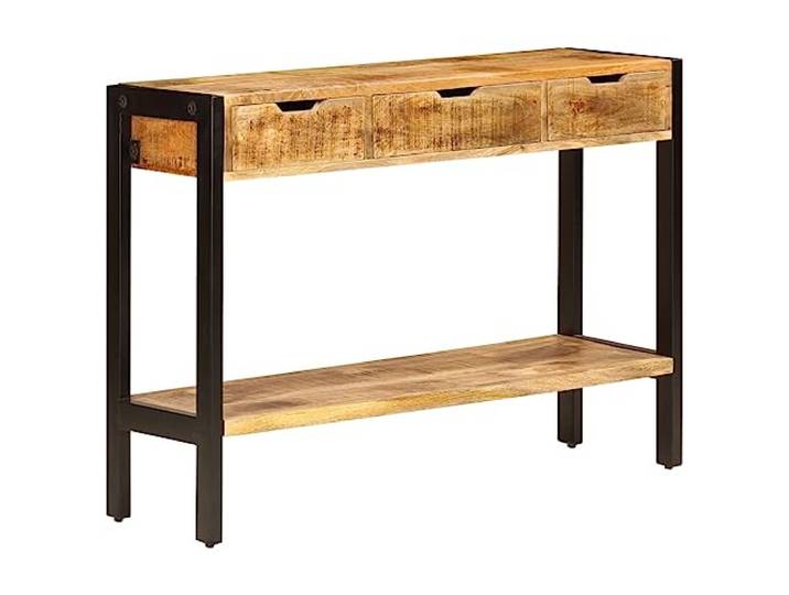vidaXL Sideboard mit 3 Schubladen 110x35x75 cm Massivholz Mango