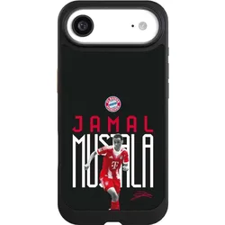 Nivocase Hülle für Apple iPhone Air Handyhülle NIVOcore Case Schwarz FC Bayern München Offizielles (Apple iPhone Air), Smartphone Hülle, Schwarz