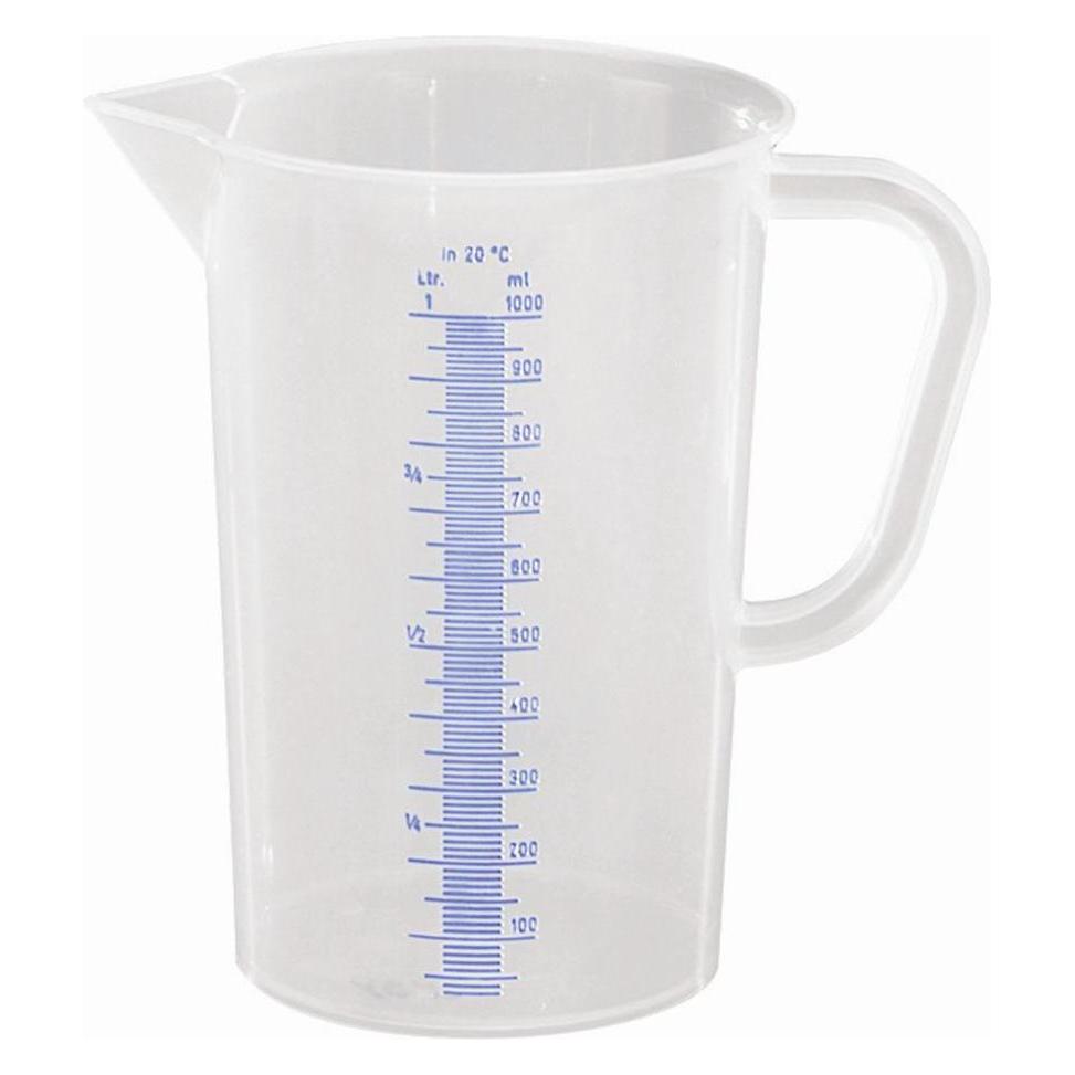 Waca Messkanne in Farbe transparent, 1,0 l (1000 ml) (1013,800)