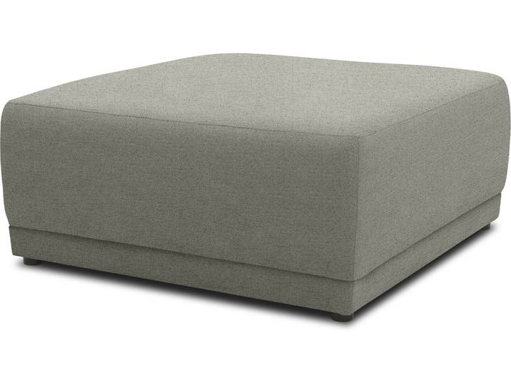 Hocker DOMO COLLECTION 800007 , grau (steel), B:100cm H:45cm T:100cm, 100% Polyester, Hocker, Hocker, nach Wunsch zusammenstellbar