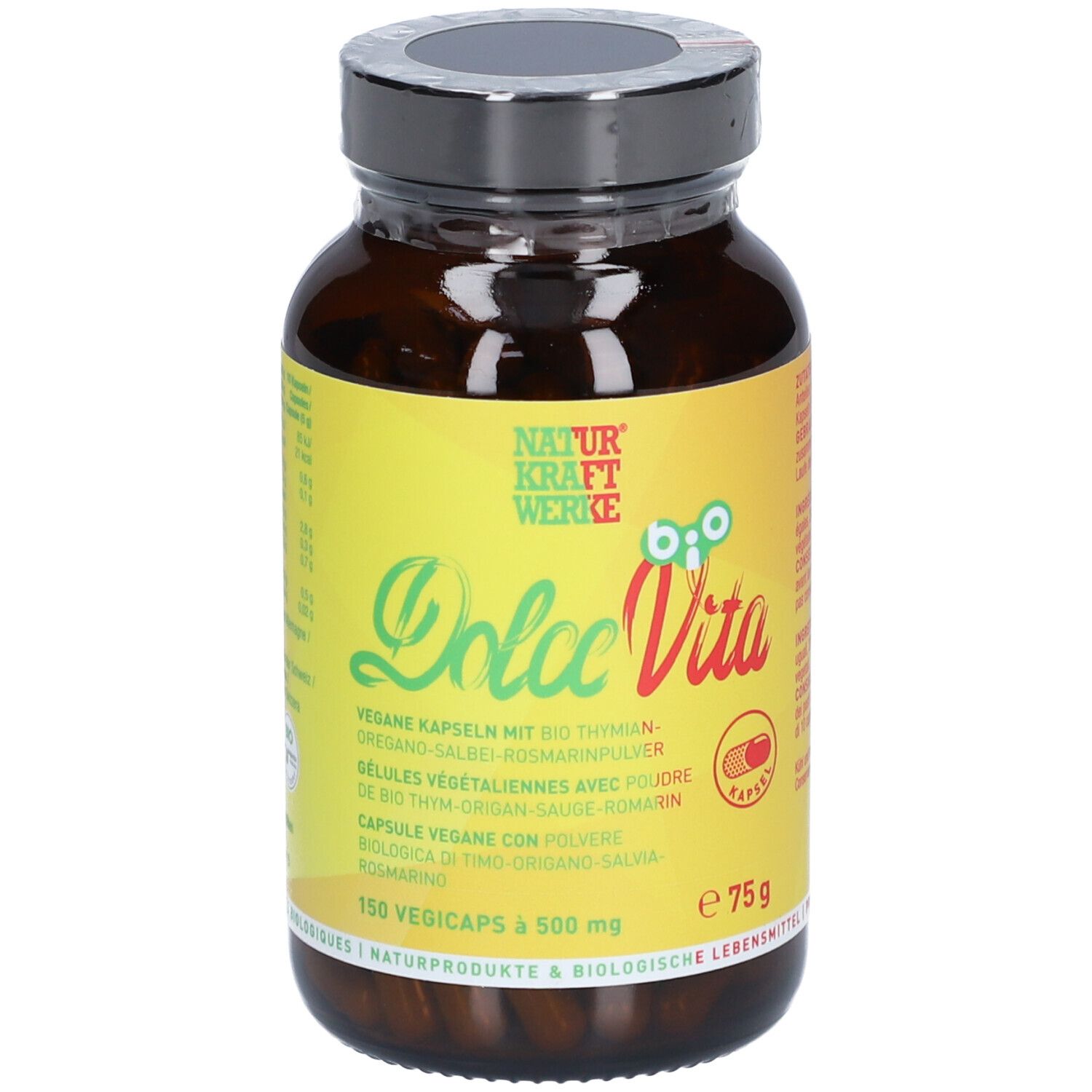 Dolce Vita 150Veg500Mg B/K Bio 75 g Kapseln