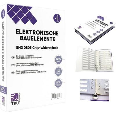 TRU COMPONENTS TC-6869424 TC-6869424 Sortiments-Album SMD 0805 0.125W 5% 1000 Teile