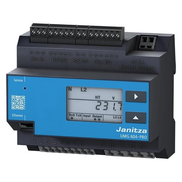 Janitza UMG 604-PRO 24 V Spannungsqualitäts-Analysator Spannungsqualitäts-Analysator UMG 604-PRO (5216222)
