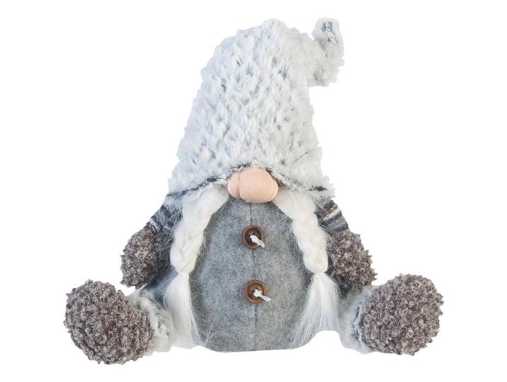 Mobili Rebecca Scandinavischer Gnom Grau 24/16/35 cm, 24x35x16 cm, Dekoration, Weihnachtsdekoration