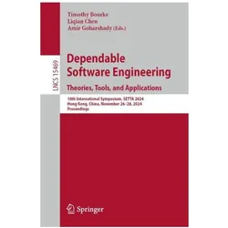 Dependable Software Engineering. Theories, Tools, and Applications, Fachbücher