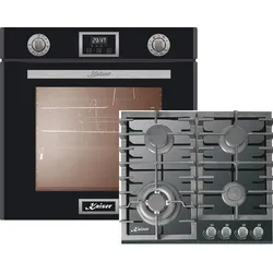 Kaiser Herdset EG 6374 Sp Gasbackofen + KCG 6383 Gaskochfeld 60 cm