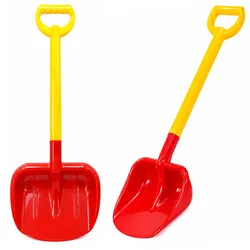 Große Kindersandschaufel 63 cm Rot und Gelb