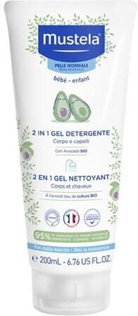 Mustela Gel Detergente 2 in 1 Corpo e Capelli 200 ml