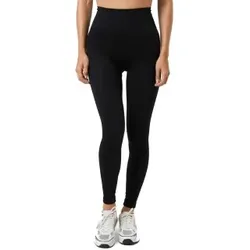Björn Borg Studio Seamless Ribbed Tights Schwarz Polyamid Small Damen
