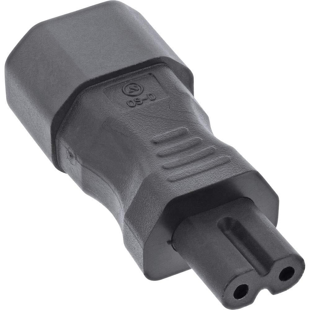 InLine 16723C C14 C7 2,5 A Zwart Man/vrouw 30 mm