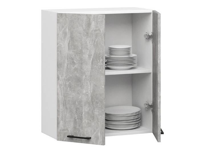 Raumhirsch Furniture Hängeschrank Eleganter Hängeschrank Küche - Praktisches Design - Oberschrank Hochwertige Laminierte Spanplatte, Soft-Close, Maße: 60 cm