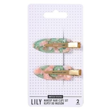 Galeria Hobby Lily Hair Clips For Makeup Pink Coffee 2 Pieces (2 Stk.) (54741832)