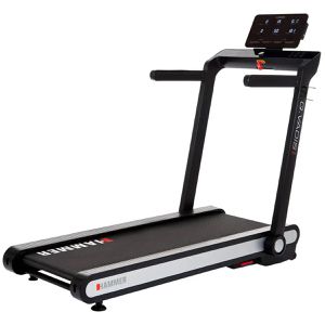 Hammer-Sport Laufband Q. Vadis 3 bis 12% automatische Steigung, klappbar, mit Bluetooth & Pulsmesser, bis 130 kg & 18 km/h