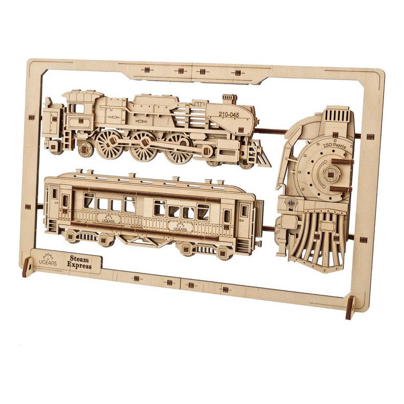 Ugears 70207 Steam Express 2.5D Puzzle (UG70126)