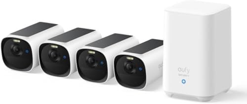 eufy Security EufyCam E40 4-Cam Kit met HomeBase 2 IP-camera's