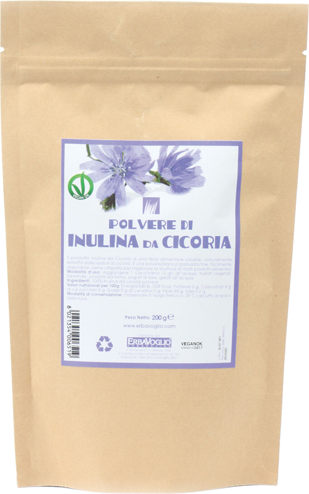 Erbavoglio Inulina Da Cicoria 200g