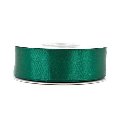 Creativery 25mm Satinband 25m Schleifenband Geschenkband Stoffband Bänder Uni Dunkelgrün