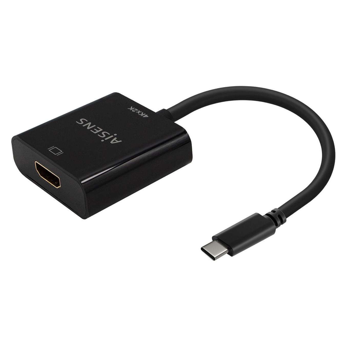 Aisens CONVERSOR USB-C A HDMI 4K30HZ USB-C M-HDMI H NEGRO 15CM (HDMI) (A109-0684)