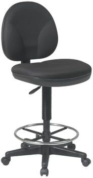 Office Star Products Sculptured Fabricated Seat and Back Drafting Chair