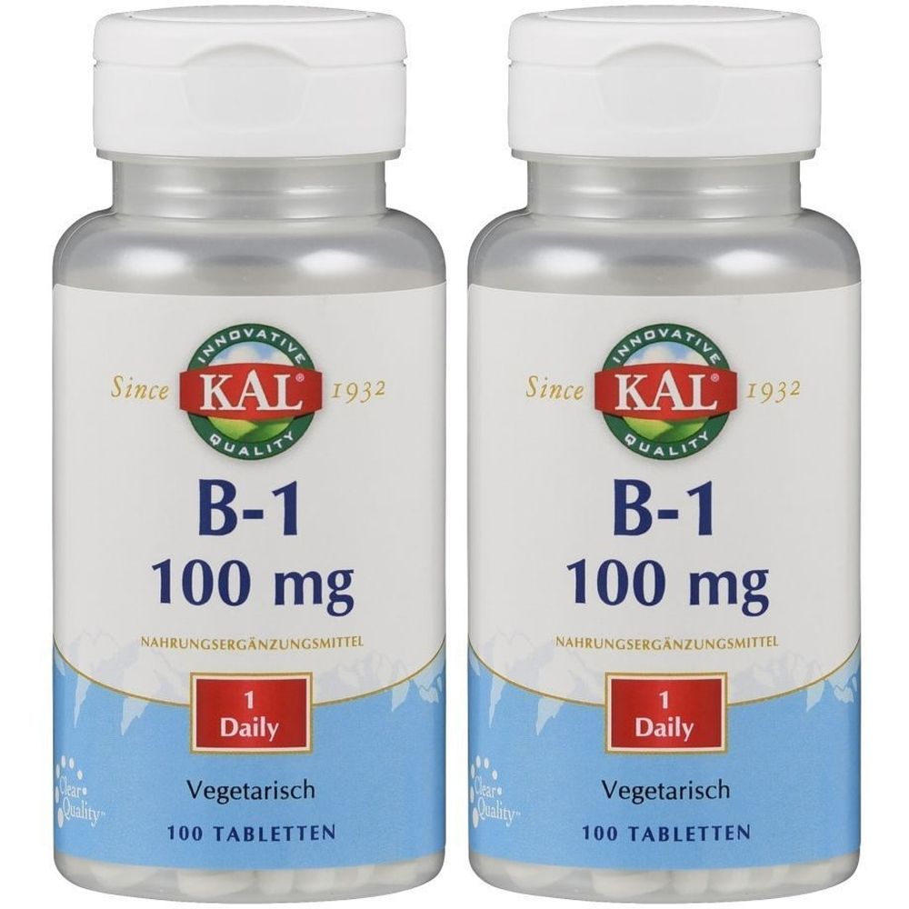 Vitamin B1 Thiamin 100 mg KAL Tabletten 2x 2x100 St